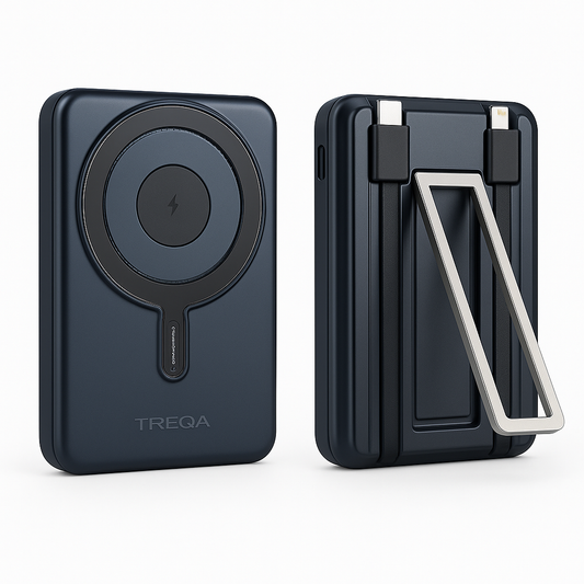 Μαγνητικό Powerbank με ενσωματωμένα καλώδια