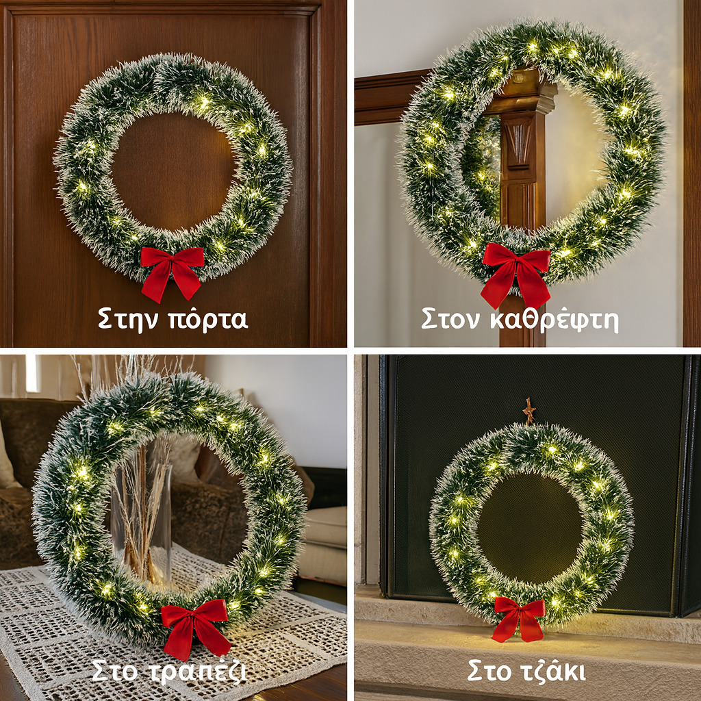 Στεφάνι με λαμπάκια Natal Star™