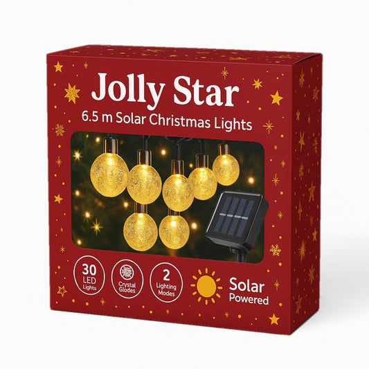 Ηλιακά Χριστουγεννιάτικα Λαμπάκια Jolly Star™