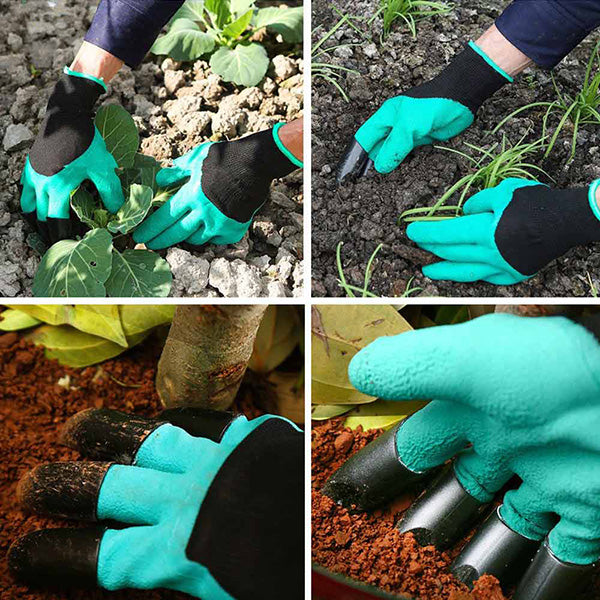 Αδιάβροχα γάντια κήπου με νύχια