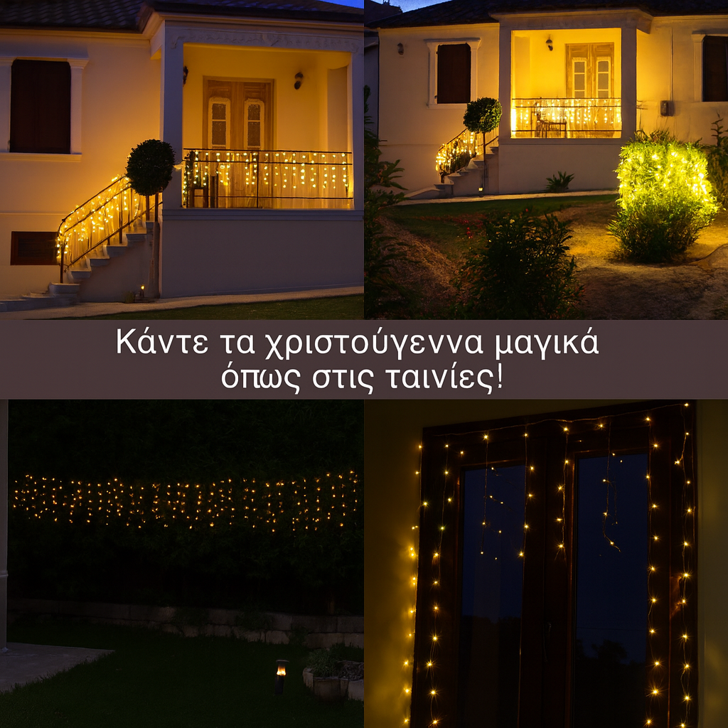 Επεκτεινόμενη LED Κουρτίνα Night Star™