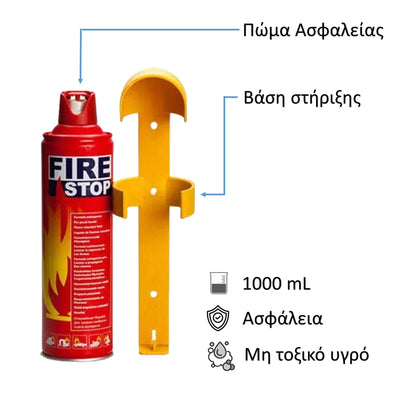 Πυροσβεστήρας 1000ml BeSafe